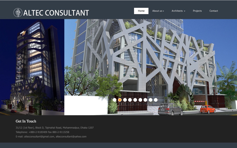 Screenshot preview of Altec Consultant