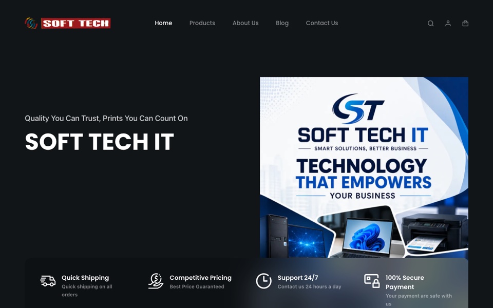 Screenshot preview of SoftTech-IT
