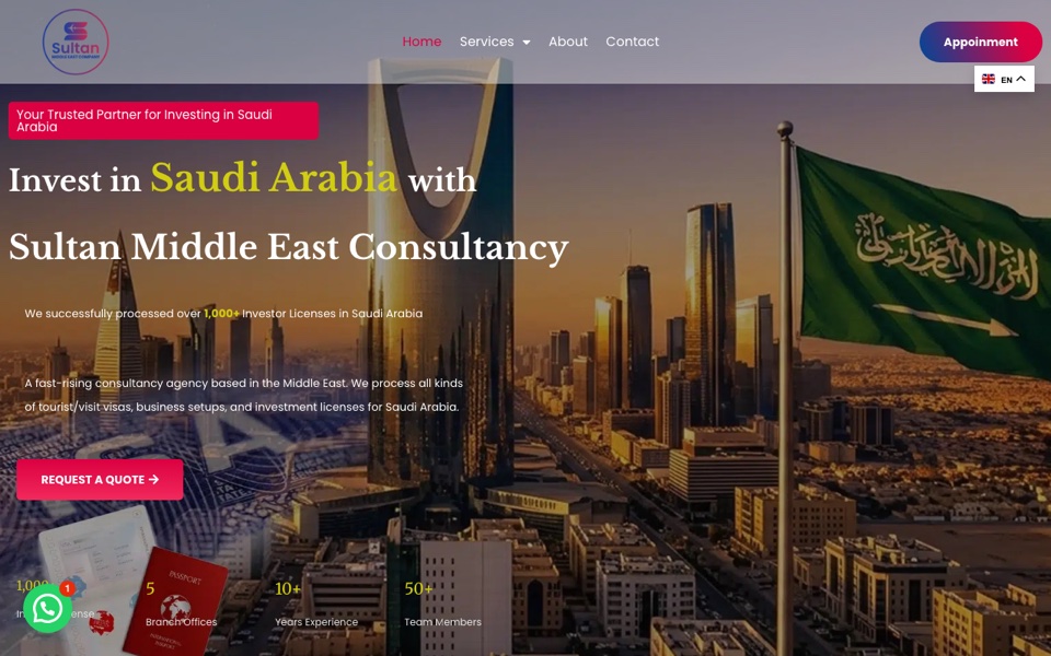 Screenshot preview of Sultan Middle East